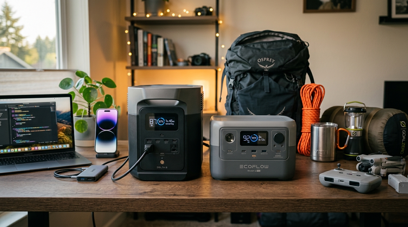 ¿EcoFlow Delta o River? Comparativa Práctica para Elegir la Batería que Sí Necesitas (sin Gastar de Más)